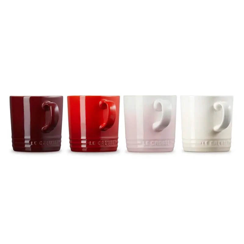 Le Creuset Stoneware La Petits Fours Collection Mugs 350ml (Set of 4)