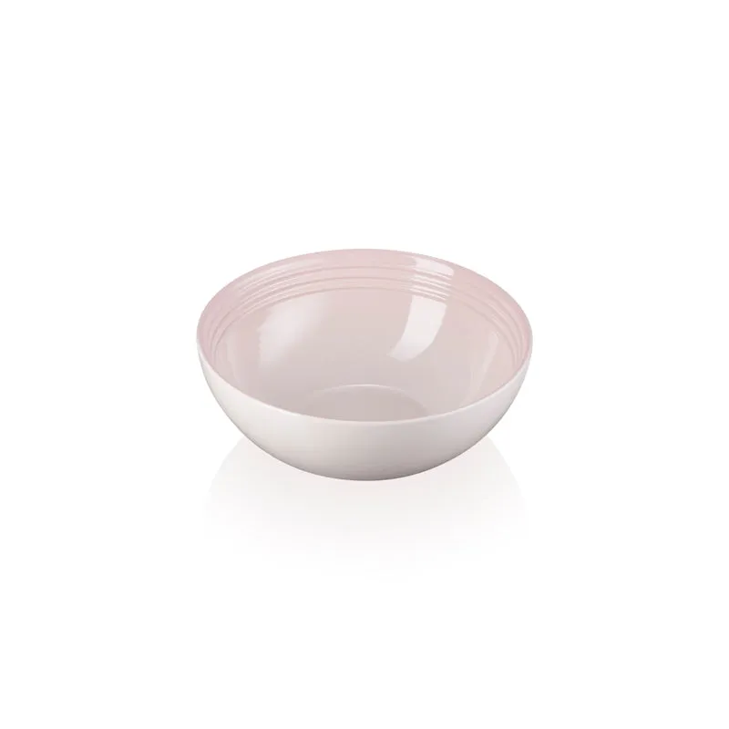 Le Creuset Stoneware Medium Serving Bowl 24cm Shell Pink