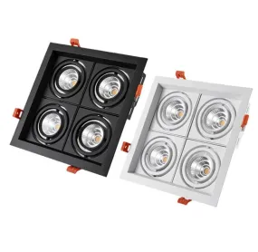 LED Four Lights Recessed Downlight