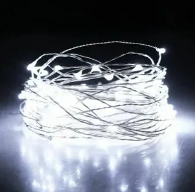 LED Wire String Lights - Cold White