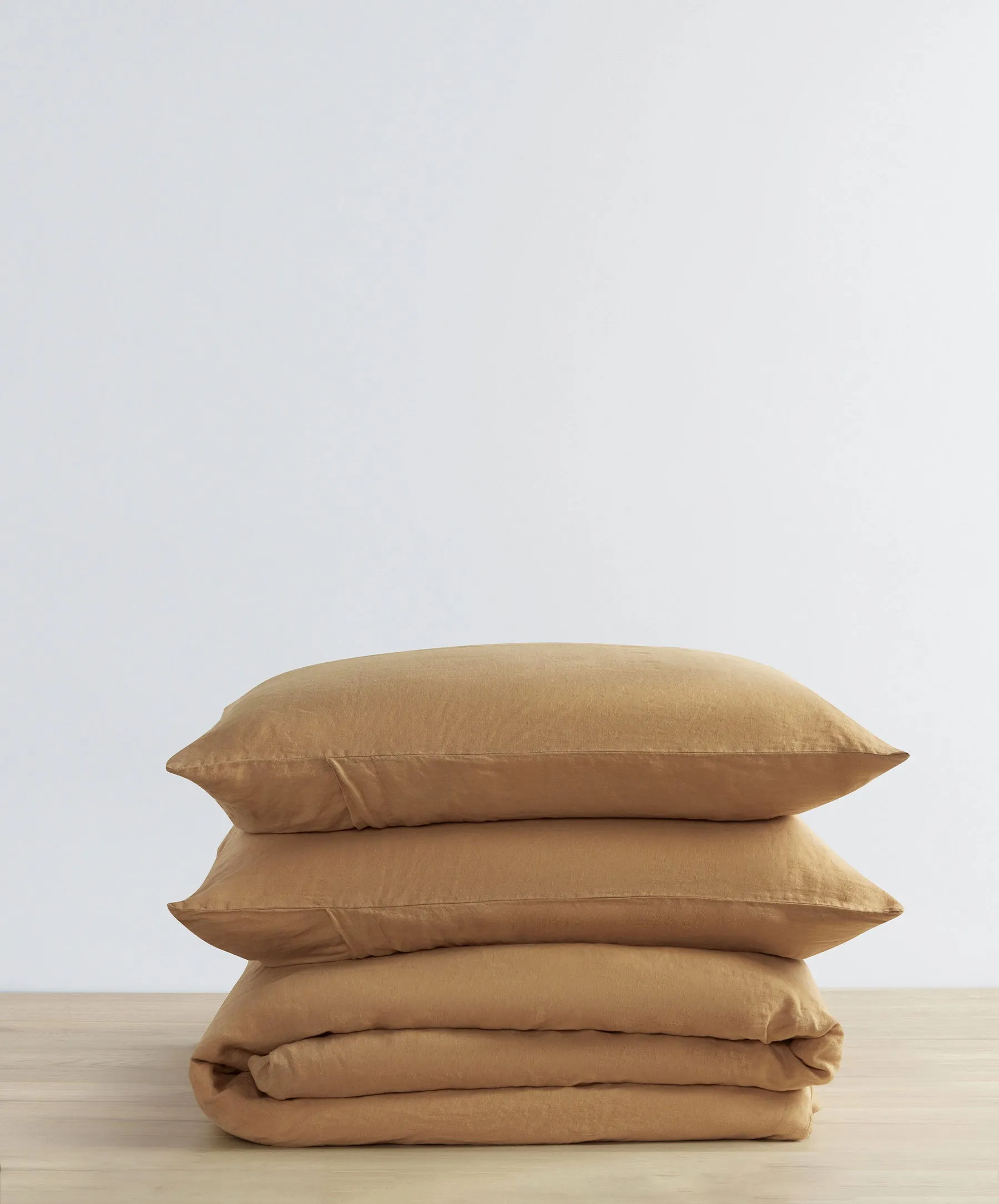 Linen Duvet Cover Set - Sand