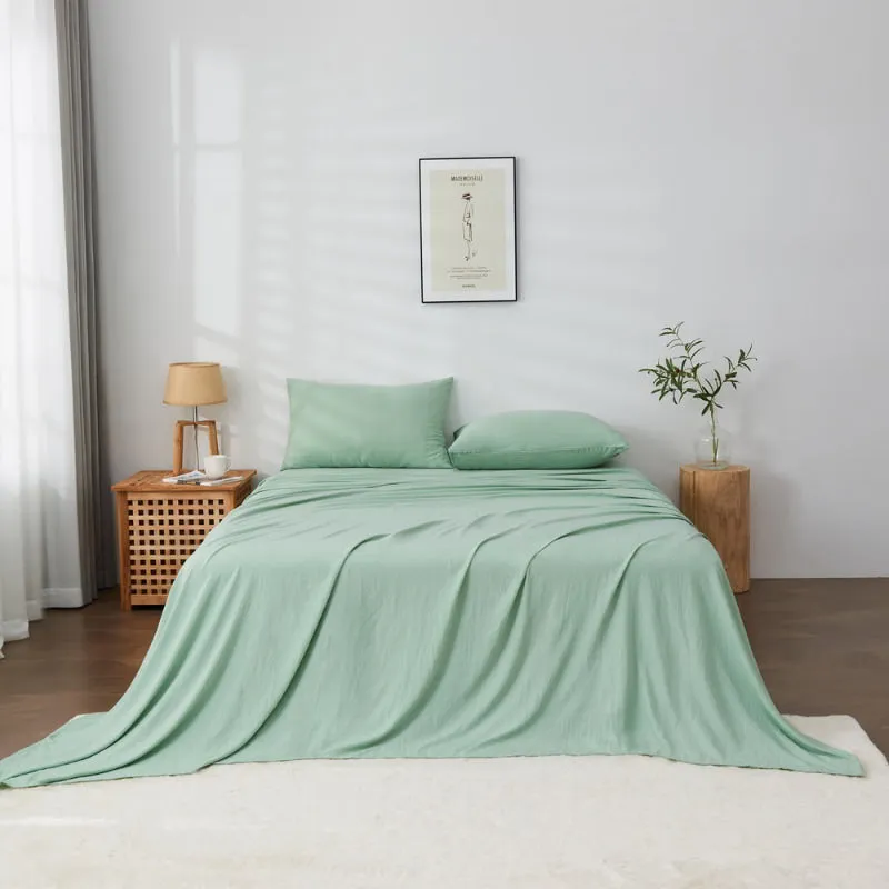 Linenova Pre-Washed Cotton Sheet Set