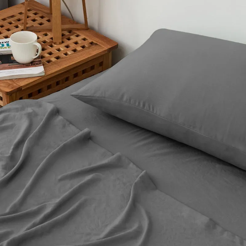 Linenova Pre-Washed Cotton Sheet Set