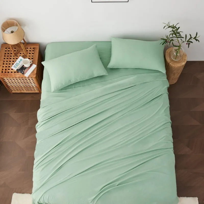 Linenova Pre-Washed Cotton Sheet Set