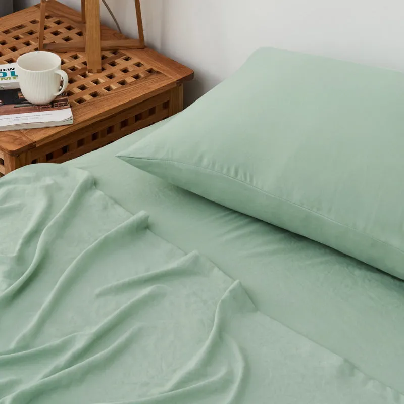 Linenova Pre-Washed Cotton Sheet Set