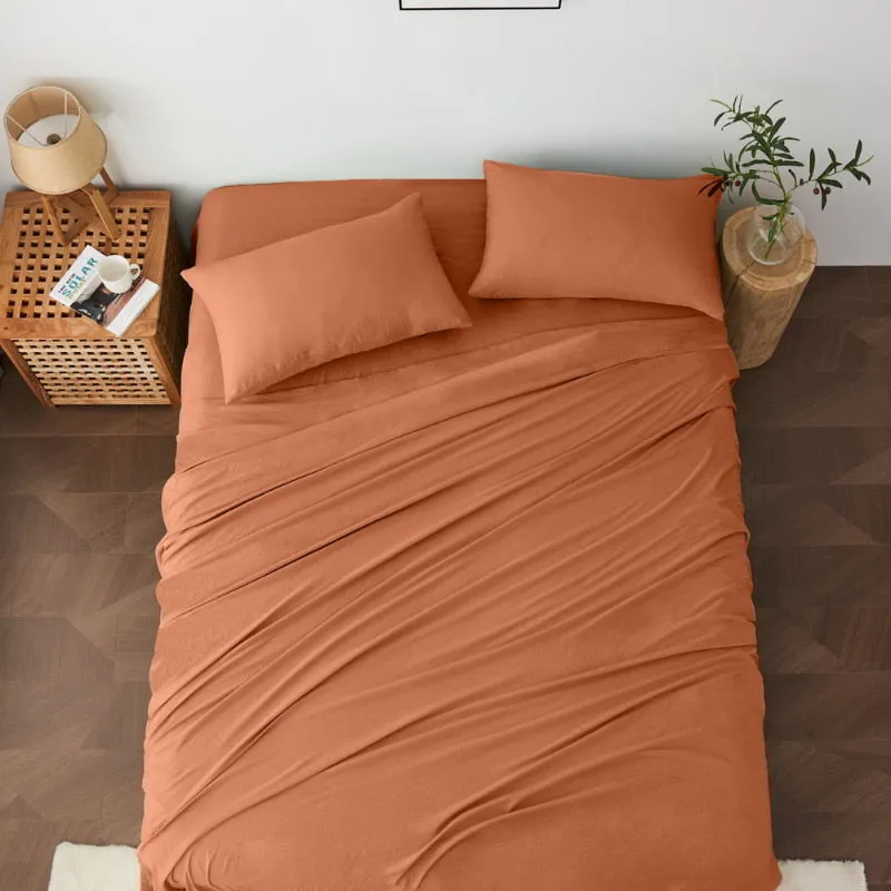 Linenova Pre-Washed Cotton Sheet Set