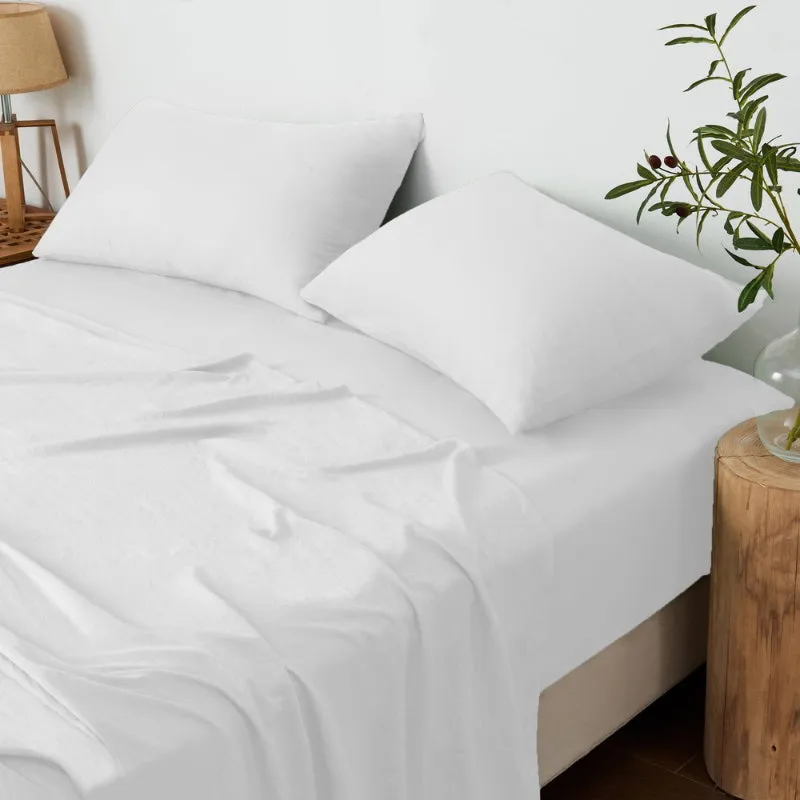 Linenova Pre-Washed Cotton Sheet Set