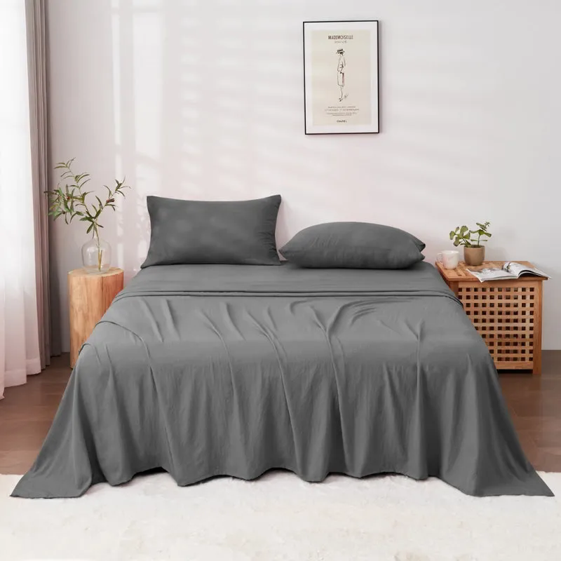 Linenova Pre-Washed Cotton Sheet Set