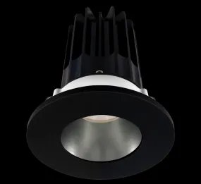 Lotus LED-2-S15W-5CCT-2RRCH-2RTBK 2 Inch Round Recessed LED 15 Watt Designer Series - 5CCT Selectable - 1000 Lumen - Chrome Reflector - Black Trim