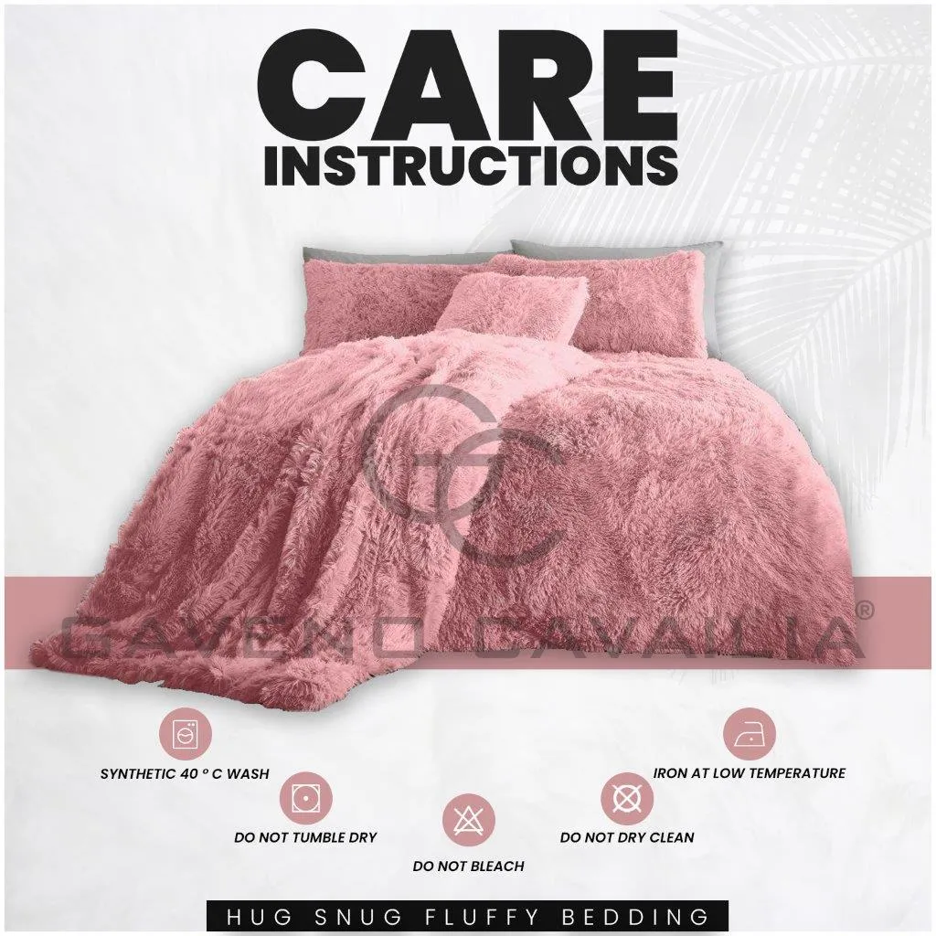 Luxury Hug & Snug Duvet Cover Set Pink