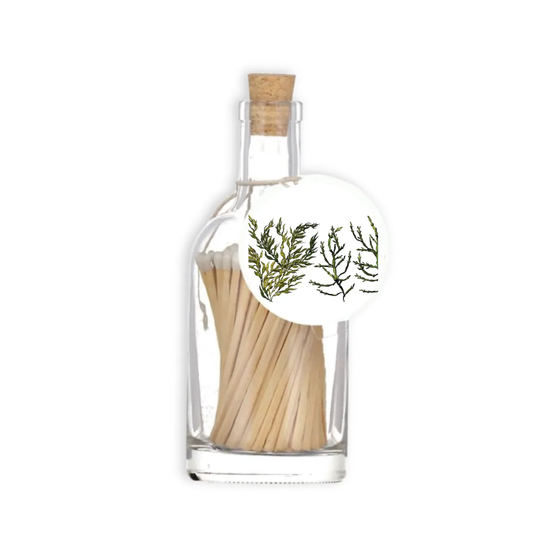 Luxury Match Bottle - Seaweed Design