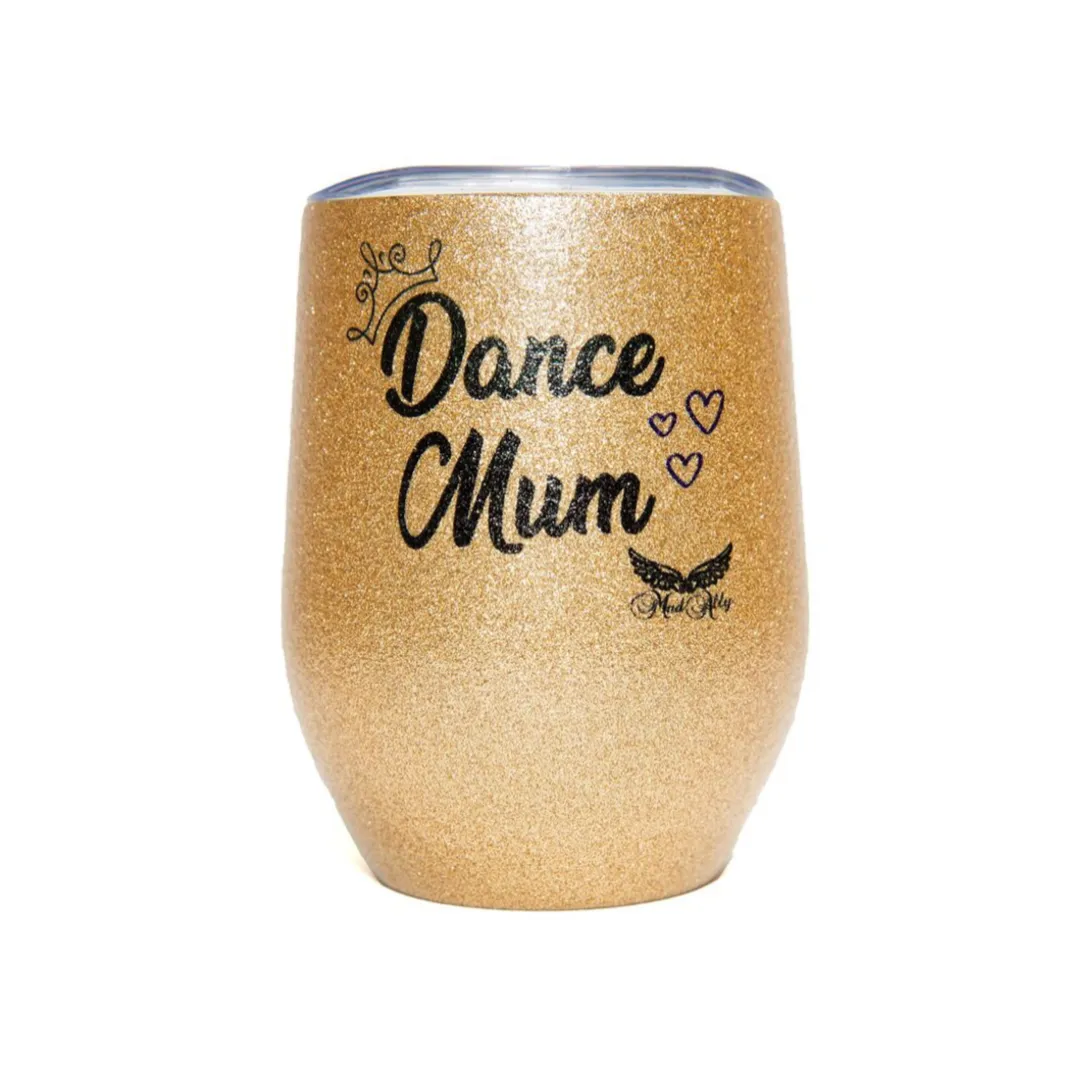 Mad Ally Stemless Glitter Mug Dance Mum