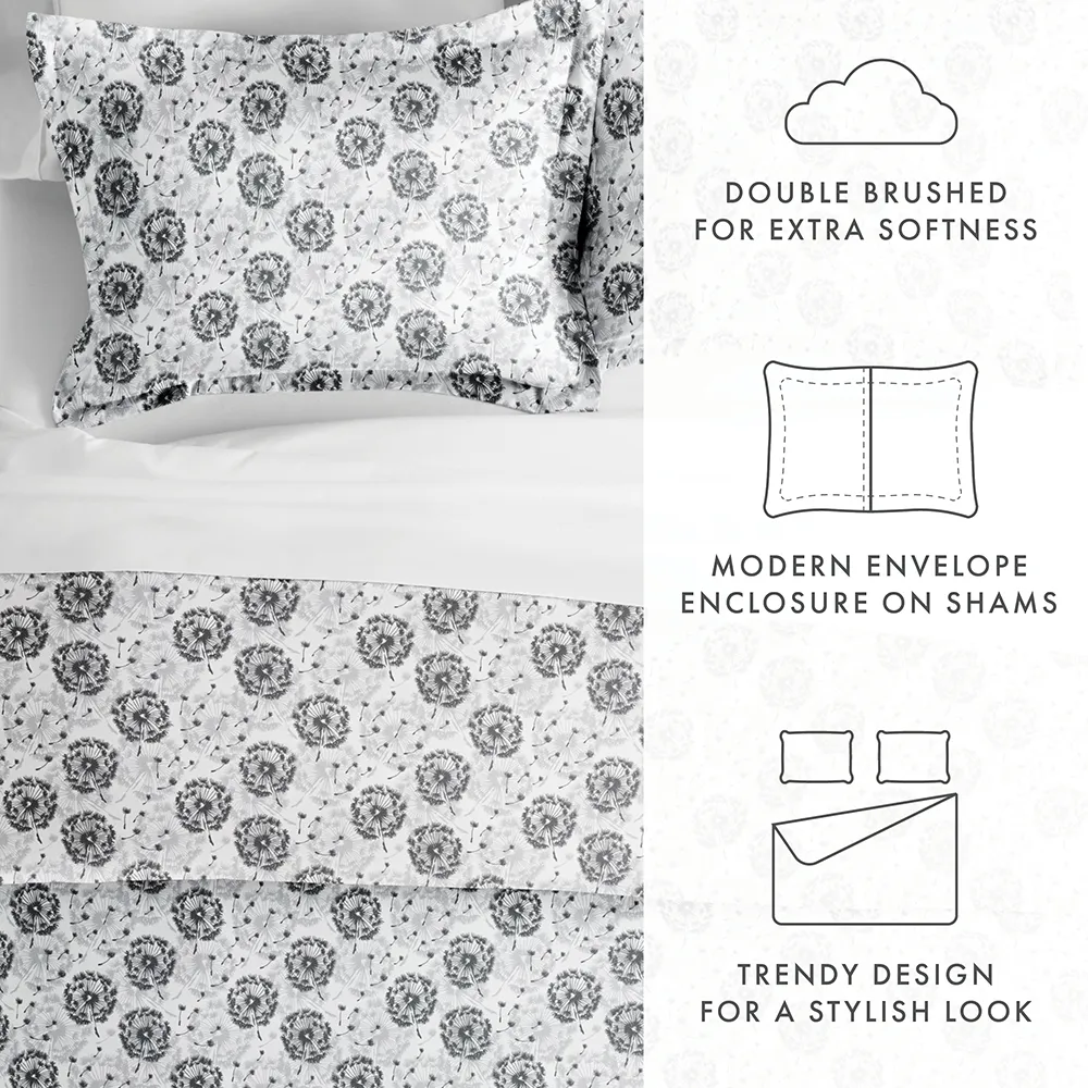 Make A Wish Pattern 3-Piece Duvet Cover Set