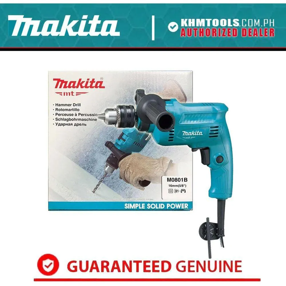 Makita MT M0801B Hammer Drill 5/8" 500W