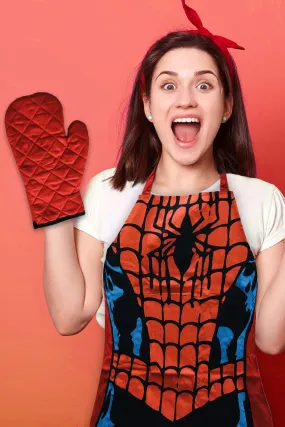 Marvel Spiderman Apron & Oven Glove Set