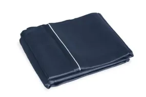 Mayfairsilk Midnight Blue Pure Silk Flat Sheet