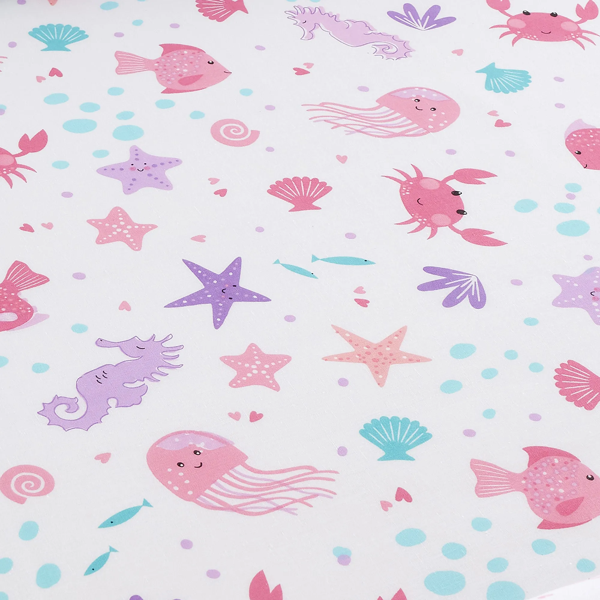 Mermaid Vibes Duvet Cover Set by Bedlam in Aqua