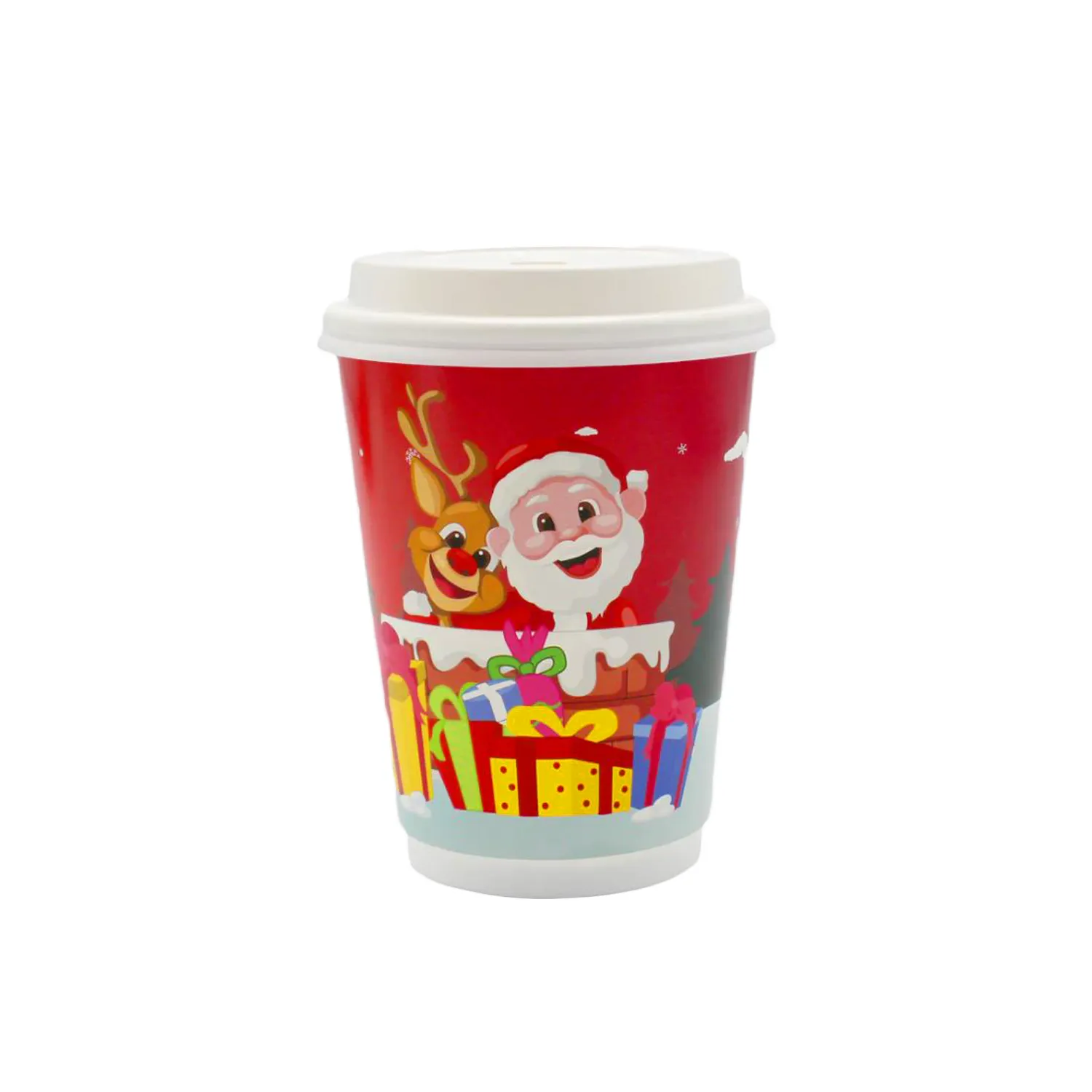 Merry Christmas Red Christmas Cup 8oz 500pk