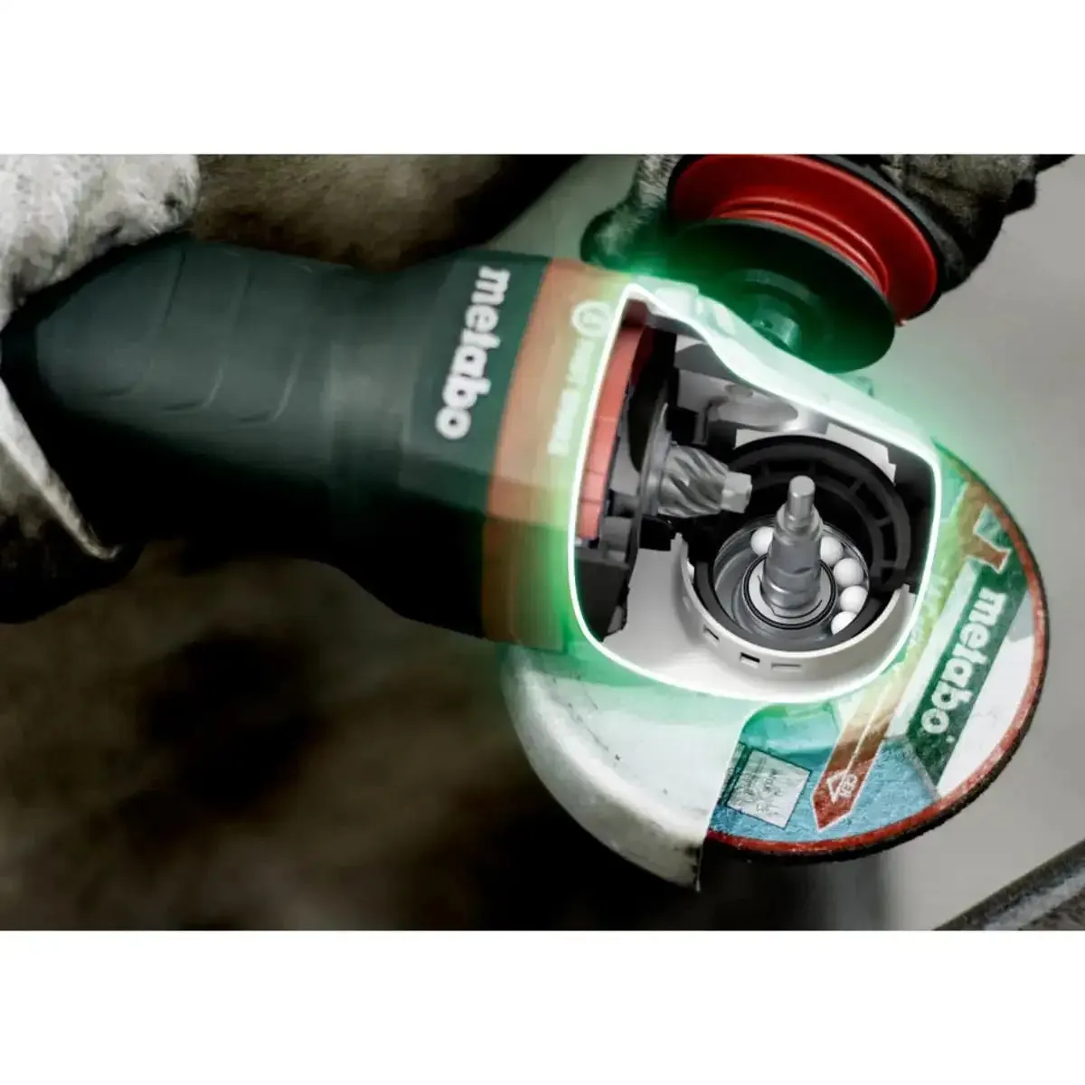 Metabo WEPBA 19-150 Q DS M-Brush 6" Angle Grinder