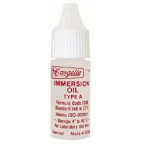 Microscope Immersion Oil, Type A (1/4 oz. or 1 oz.)