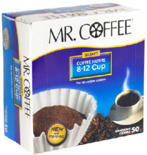 Mr. Coffee® UF50 Basket Coffee Filters, 50-Count