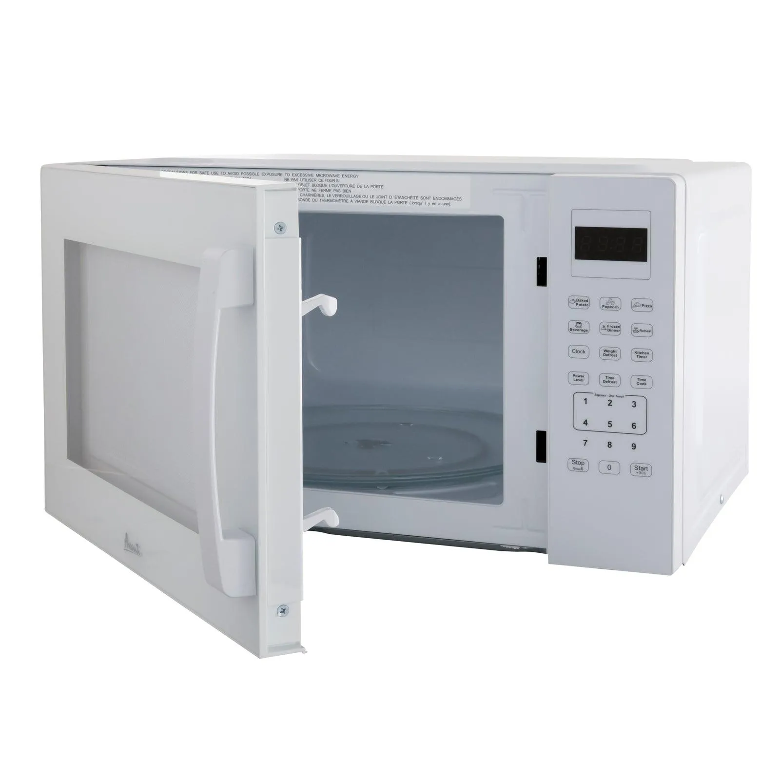 MT150V0W Avanti 1.5 cu. ft. Microwave Oven - White / 1.5 cu. ft.