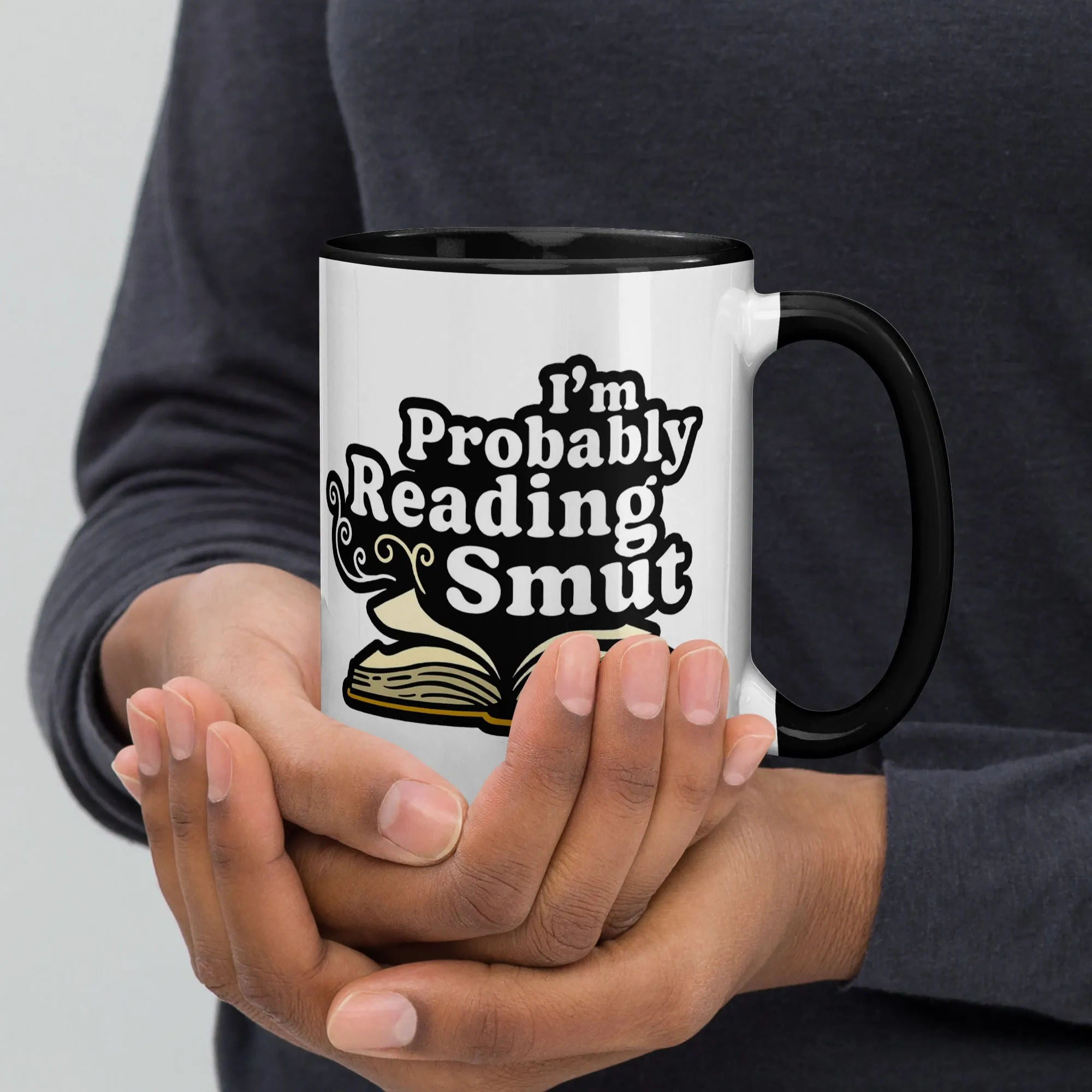 Mug with Color Inside: I'm Probably Reading Smut