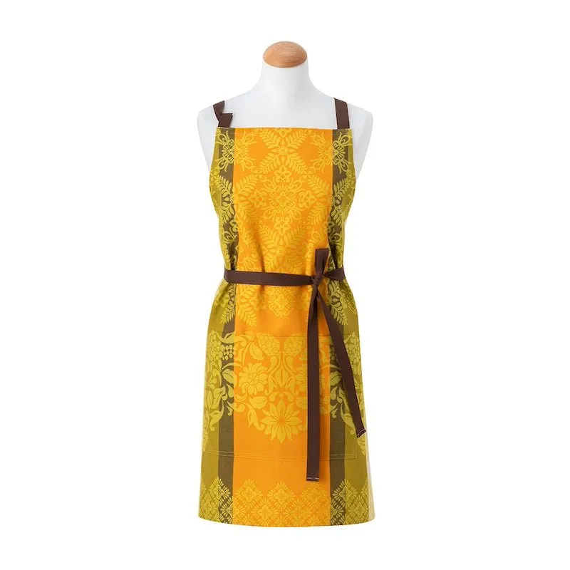 Mumbai yellow apron by le jacquard français