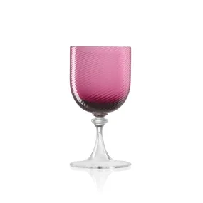 Murano Red Wine Glass Ruby