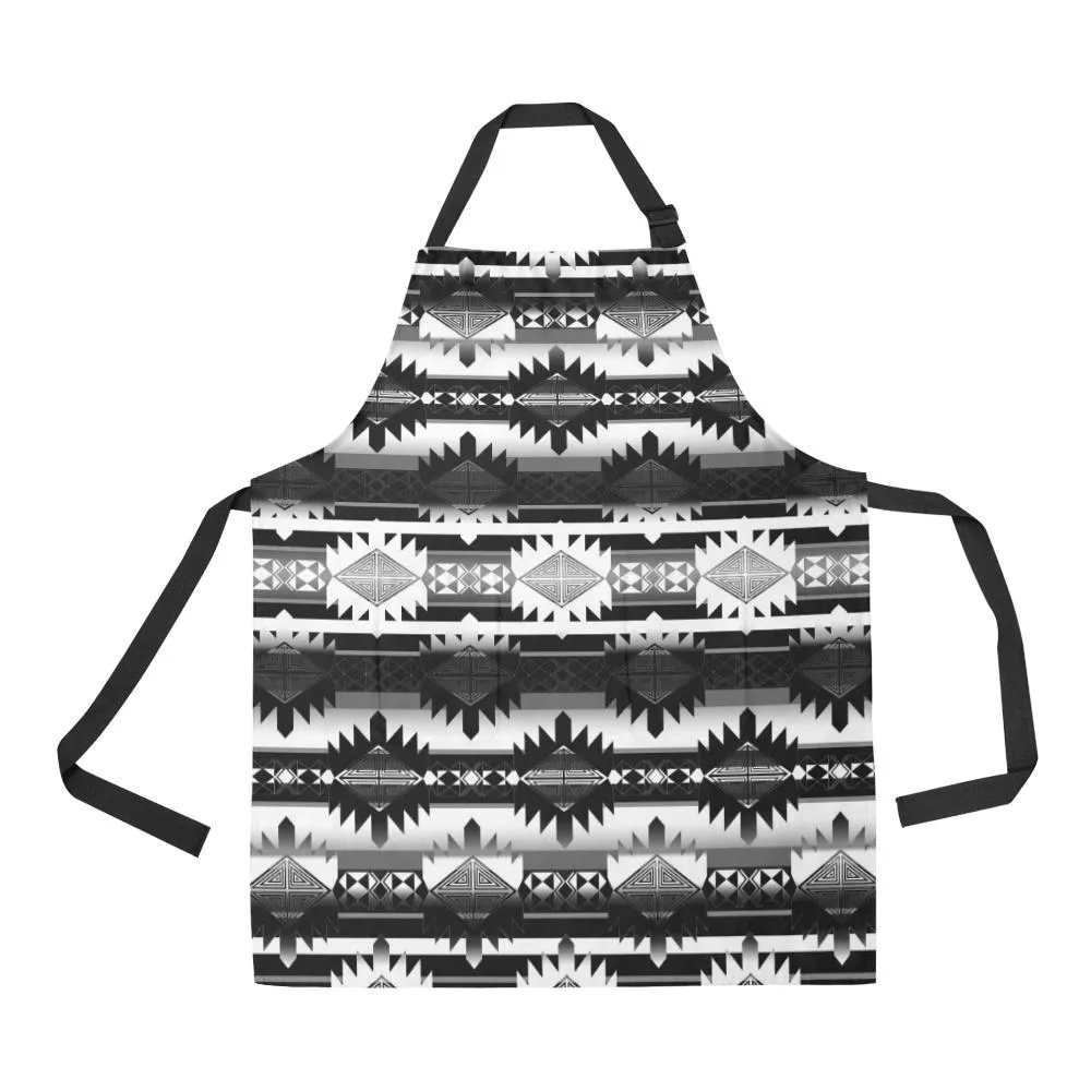 Okotoks Black and White Apron