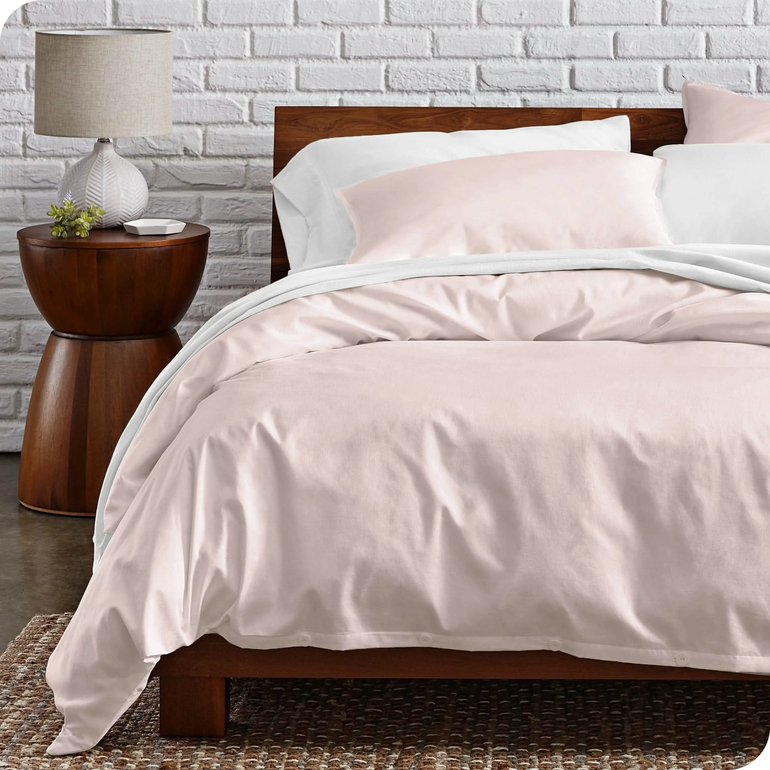 Organic Cotton Percale Duvet Cover Set