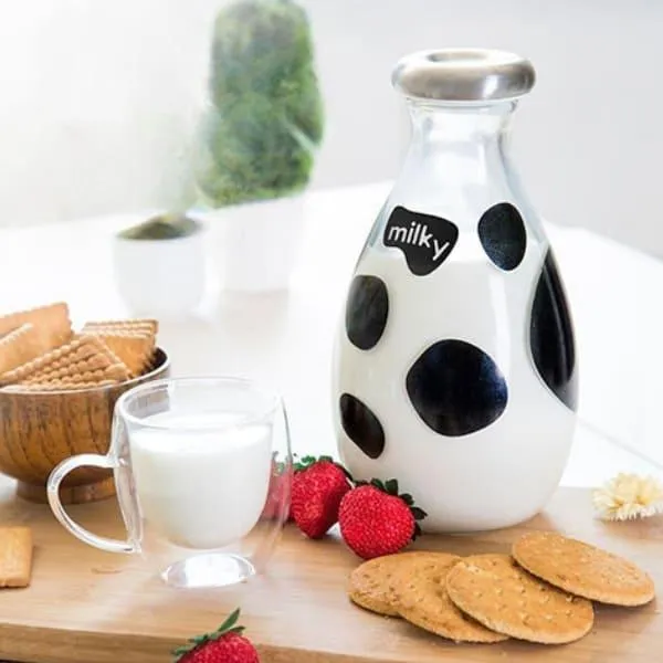 OZIBA MILK BOTTLE COW PATTERN