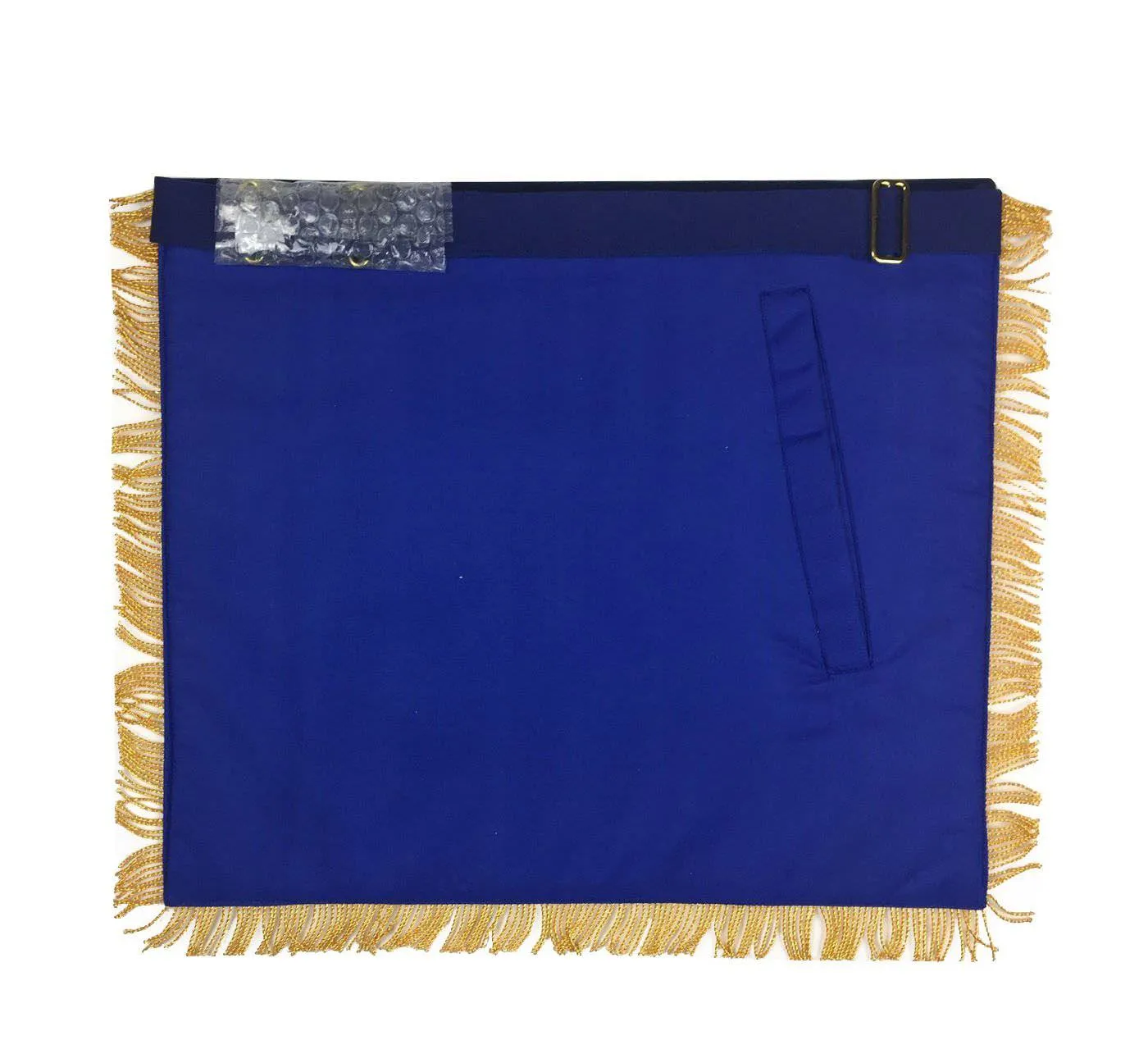 Past Master Blue Lodge Apron - Royal Navy Velvet with Gold Fringe