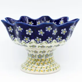 Pedestal Berry Bowl in Periwinkle