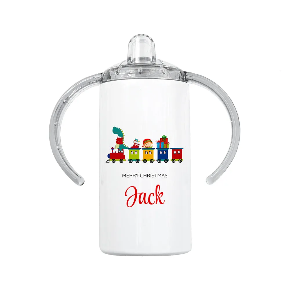 Personalised Train Kids Sippy Cup