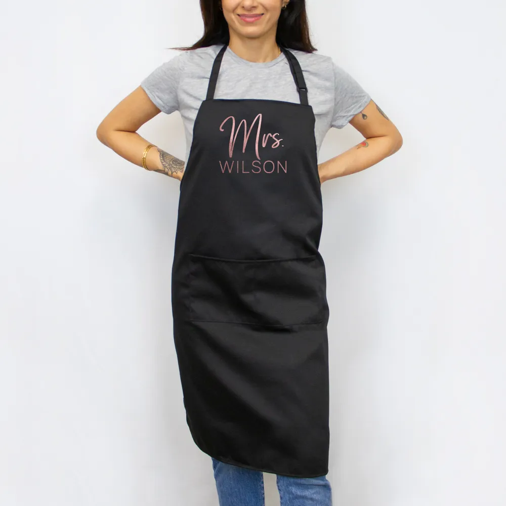 Personalized Bride Apron