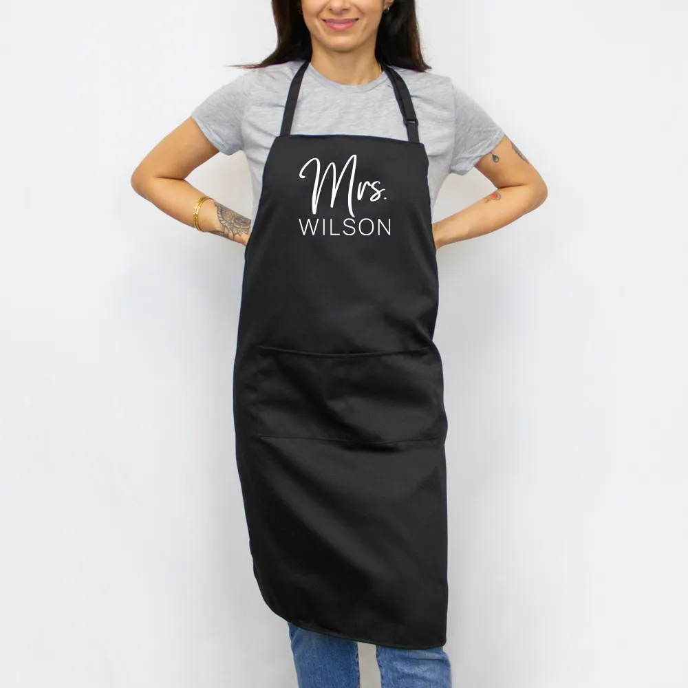 Personalized Bride Apron