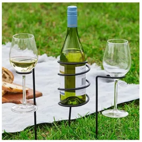 Picnic Wine Stake Set (3pc)