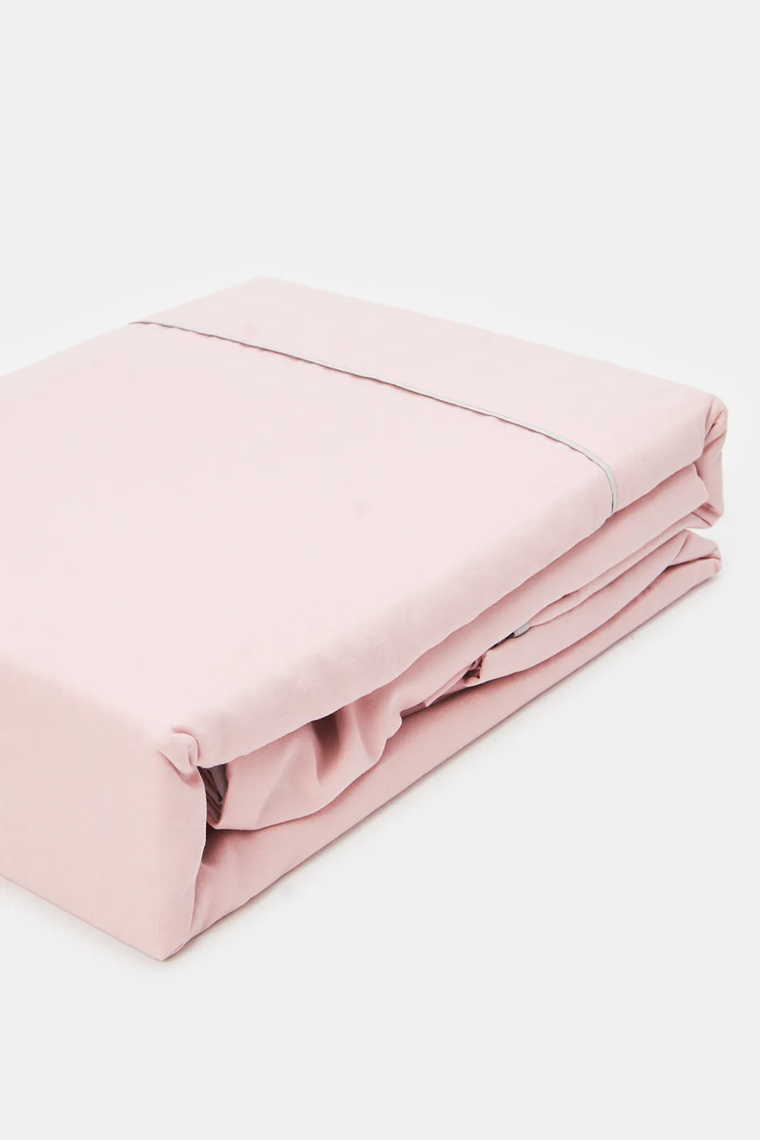 Pink And Grey Reversible 3-Piece Duvet Cover Set (Double Size)