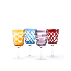 Pols Potten Tubular Wine Glasses – Set of 4