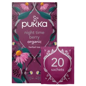 Pukka Night Time Berry Tea Organic 20ct