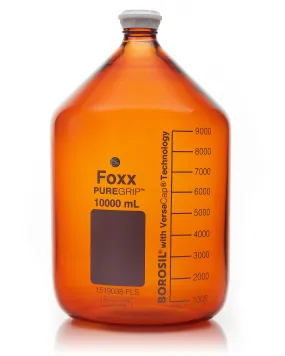 PUREgrip BOTTLES SCREW CAP AMBER 10 L