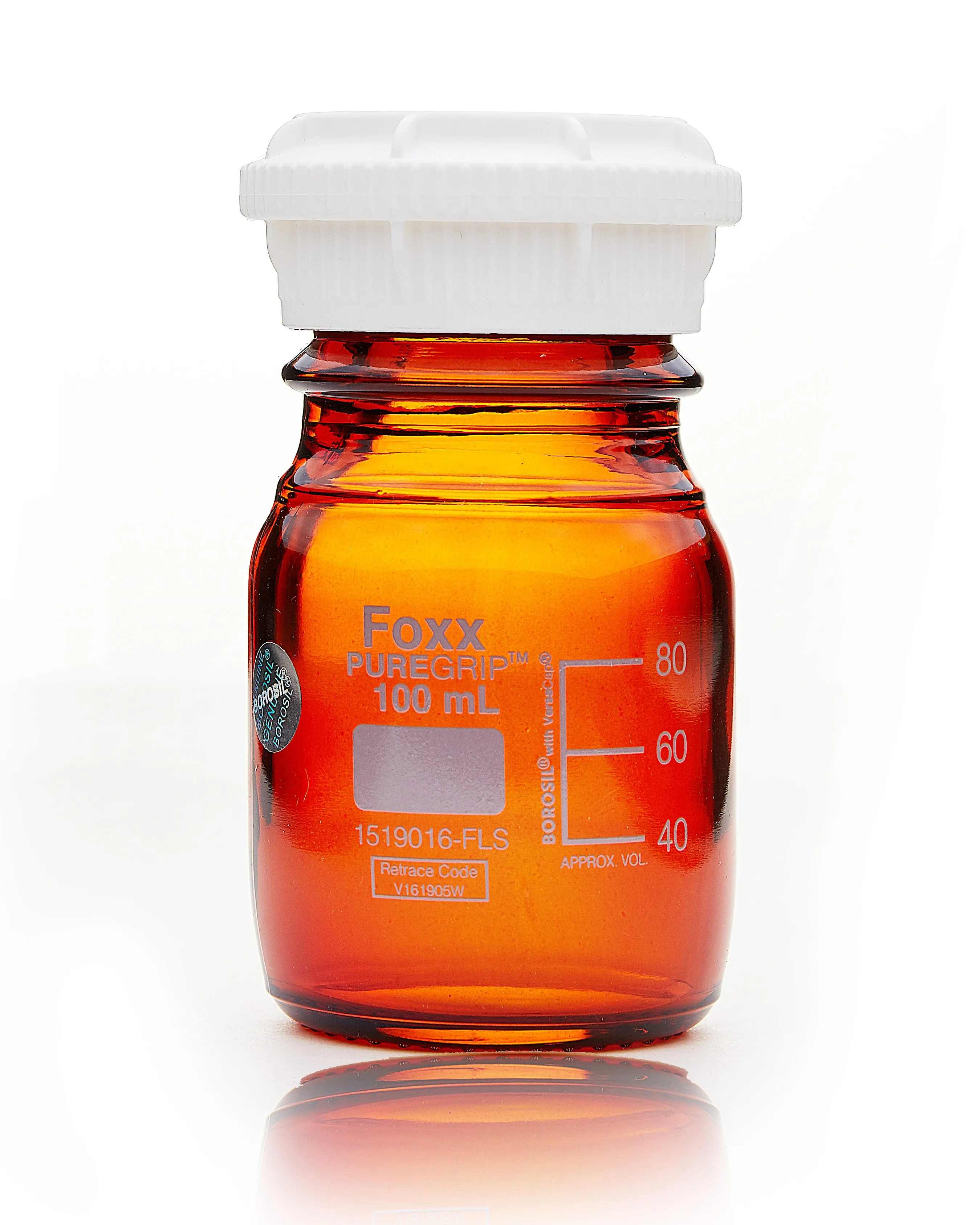 PUREgrip BOTTLES SCREW CAP AMBER 100 mL