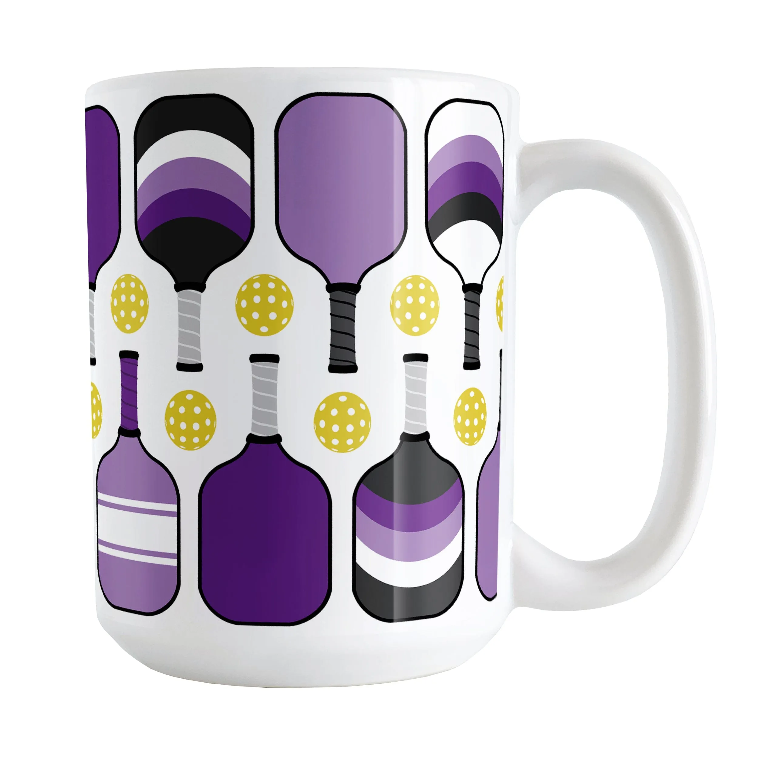 Purple Pickleball Mug