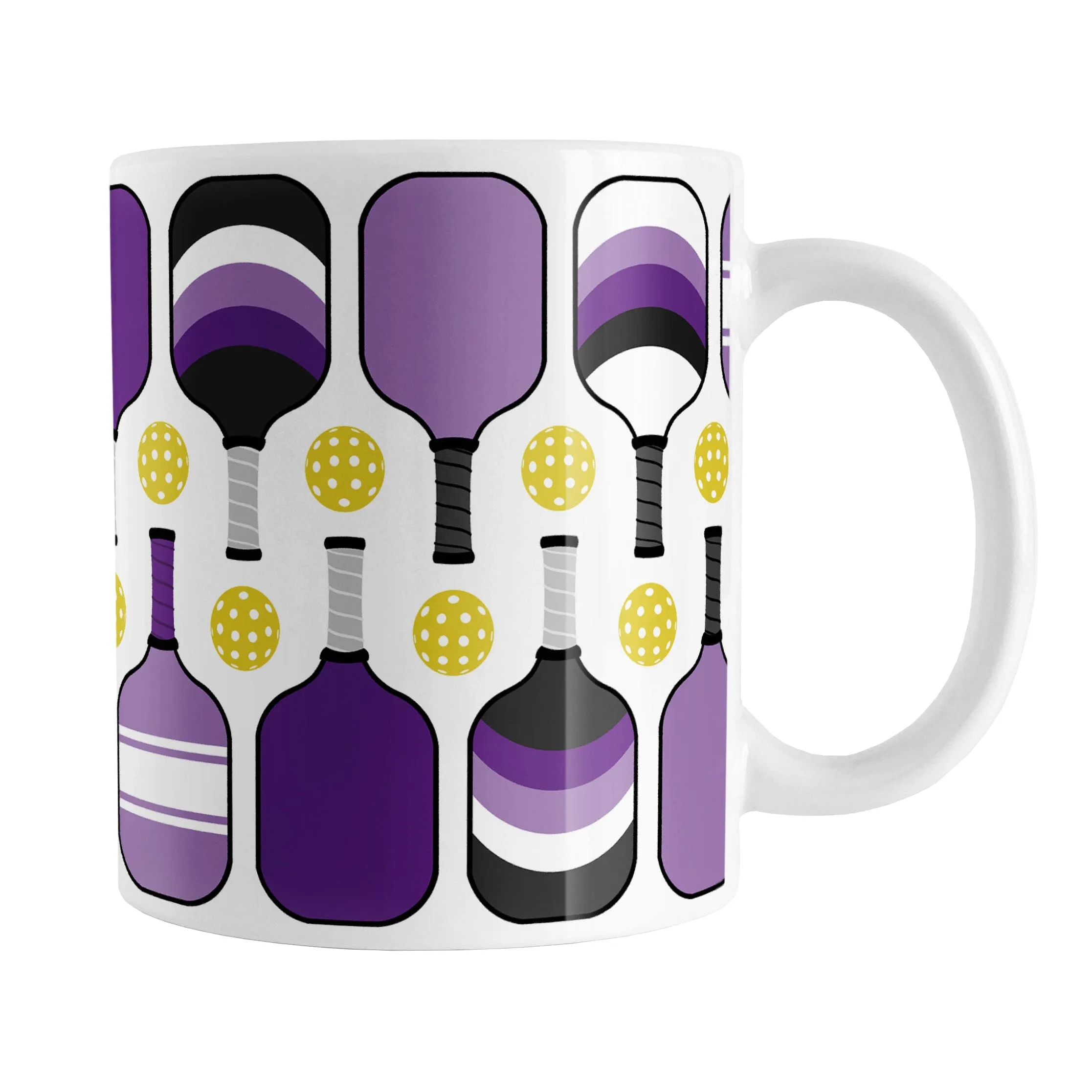 Purple Pickleball Mug