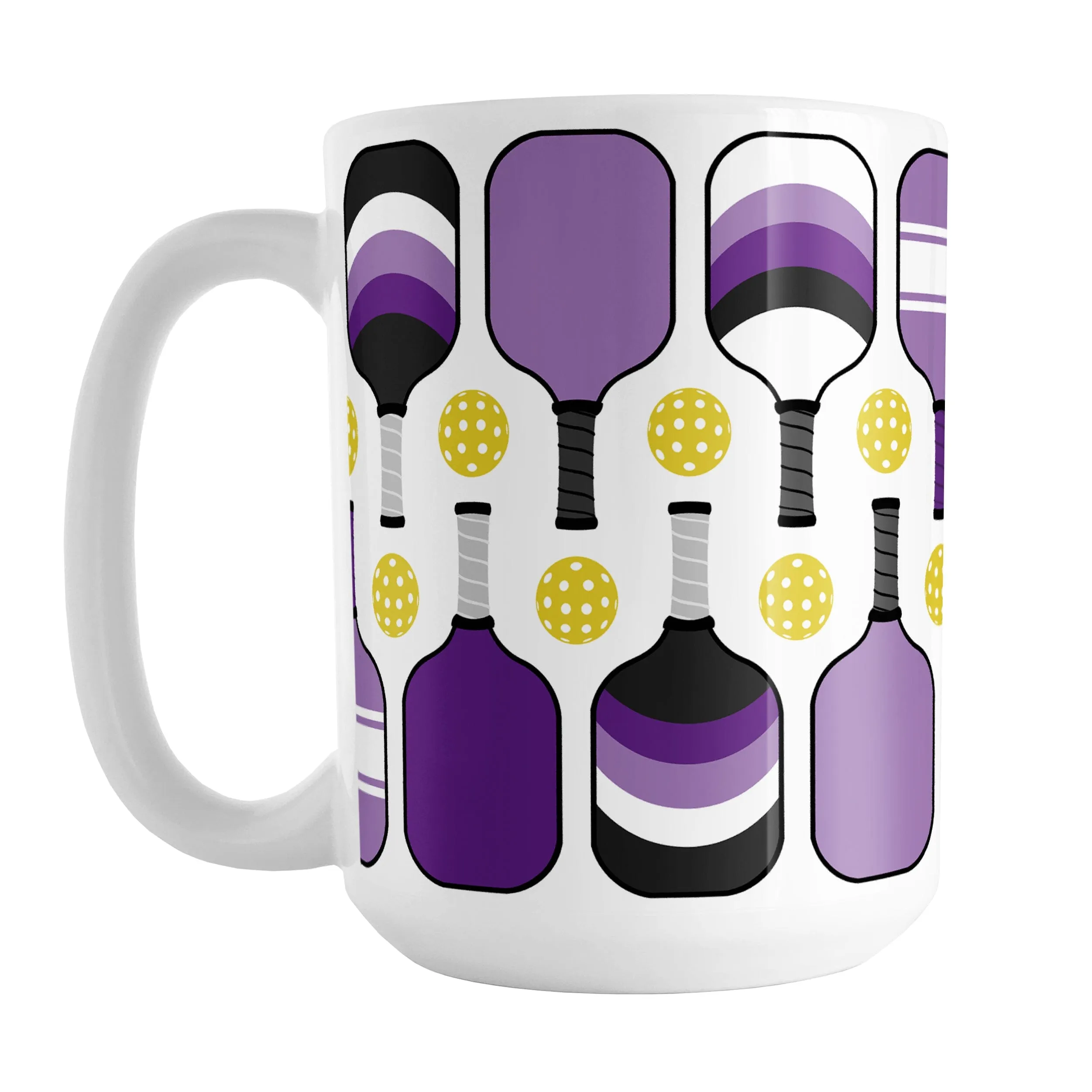 Purple Pickleball Mug