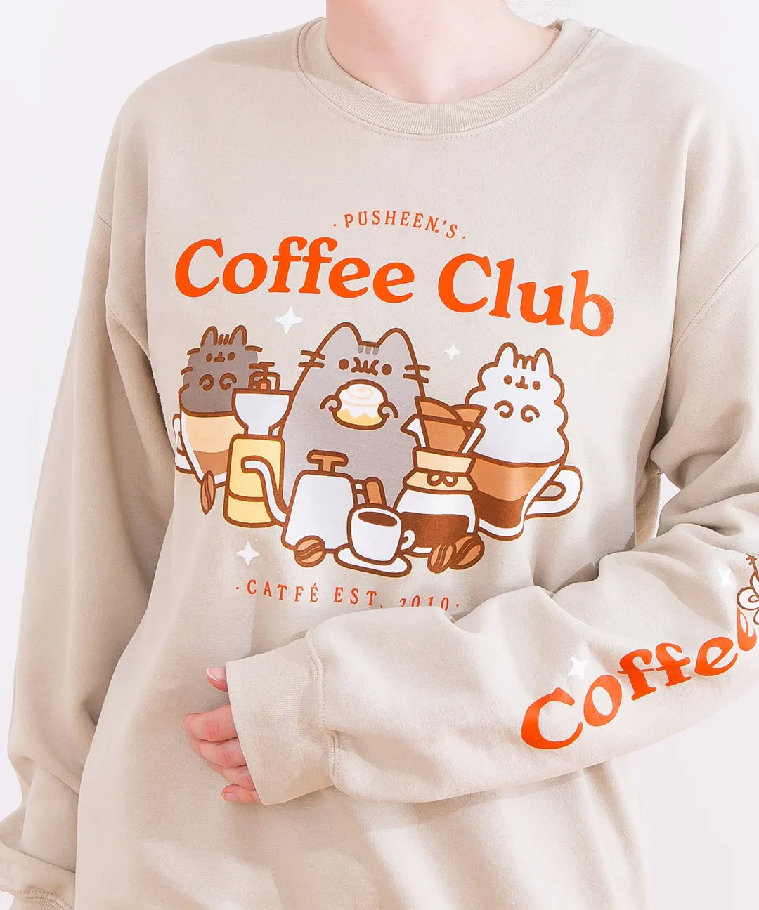 Pusheen Coffee Club Unisex Sweatshirt