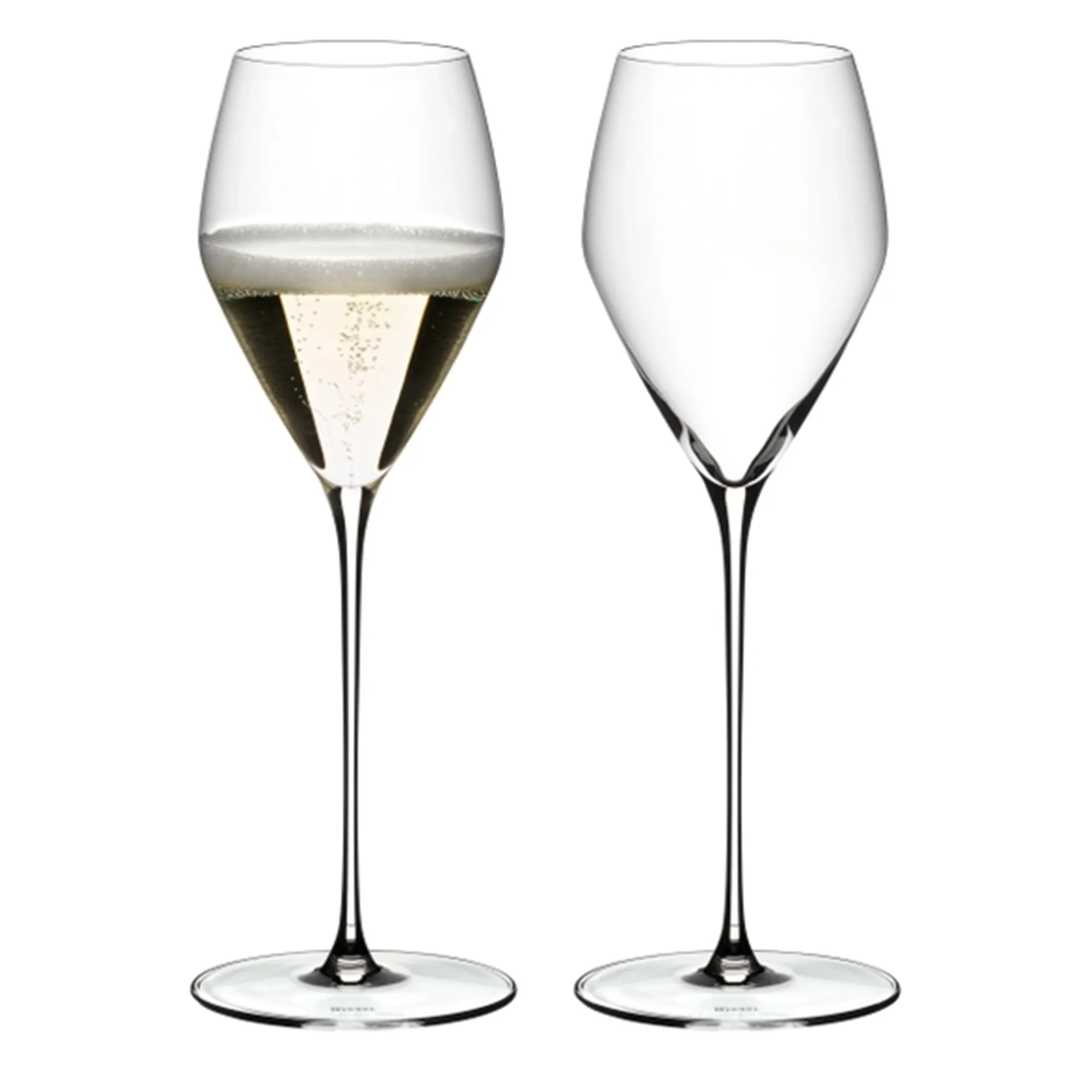 Riedel Veloce 2-Piece Crystal Champagne Wine Glass, 11 Oz