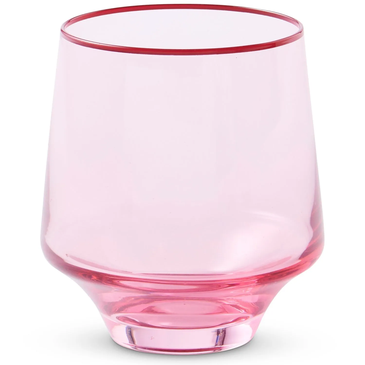 Rose With A Twist Tumbler Glass Set Of 2