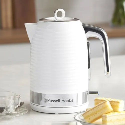 Russell Hobbs 1.7L 2400W Inspire Kettle | White